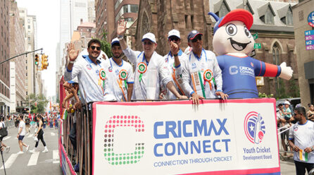 Cricmax Connect, Rashmika Mandanna, and Vijay Deverakonda Bring Youth Cricket to the Madison Avenue India Day Parade