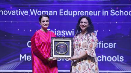 A Vision Honoured: Meridian Schools’ Ms Tejaswi Butta Crowned Young Innovative Women Edupreneur of the Year 2025