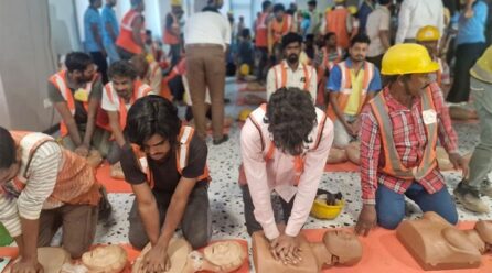 Restart a Heart Day – Training community members on Hands Only CPR, Building a “Nation of Lifesavers” in India