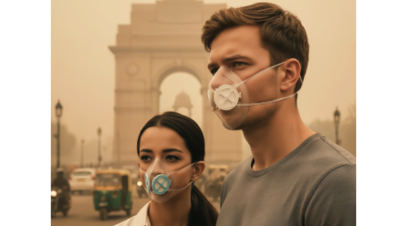 New Data for Delhi: Reusable Mask Cuts Toxic Diesel Soot by 71% in Real-World Commute Study