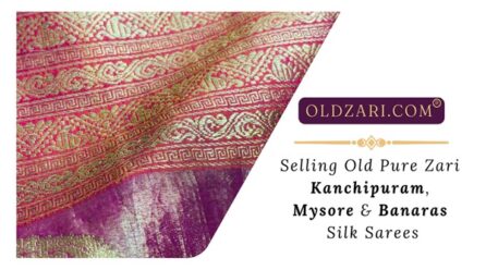 OLDZARI.COM: Giving New Value to Old Pure Zari Silk Sarees in India