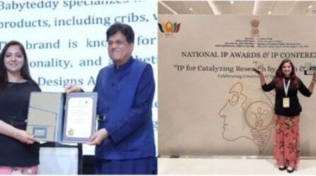 Woman Entrepreneur Kranti Bari, Founder of BabyTeddy, Honoured with Two Prestigious National Awards for Patented Baby Safety Products